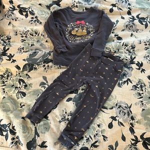 GAP Disney Organic Cotton Princess Pajamas - Sz 2T
